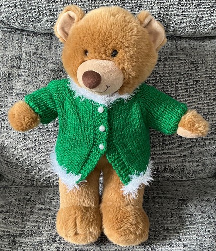 Hand knitted teddy bear - hand,