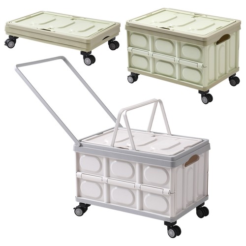 Folding shopping trolley - folding,