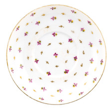 English Porcelain Saucer Gilt