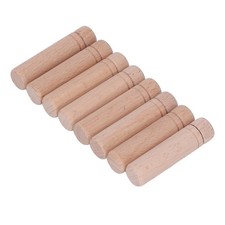 8pcs Wooden Needle Case Anti Lost Polishing Portable Sewing Needle Holder For