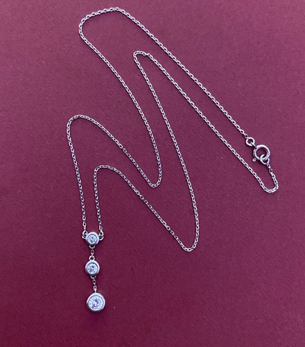 9ct white gold triple - 9ct,