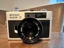 Ricoh 500G Rangefinder 35mm Film Camera (40mm f/2.8 Lens) + Original Case