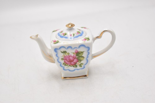Vintage porcelain floral rose - porcelain,