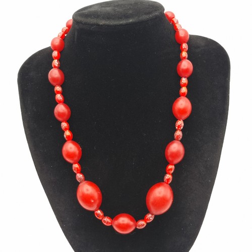 Cherry amber style - amber, necklace