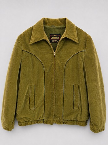 Vintage campus corduroy jacket - corduroy,
