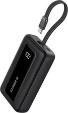 Anker Power Bank 10000mAh 30W High-Speed Portable Charger Built-In Cable