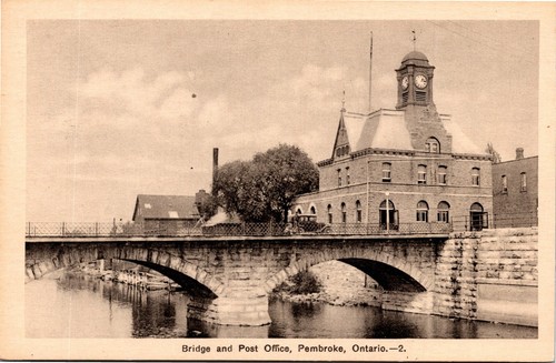 Postcard pembroke bridge - bridge, &