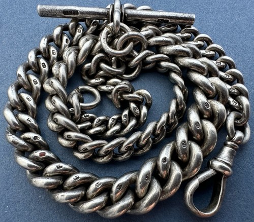 Antique solid silver - antique, albert