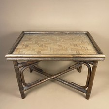 Vintage Bamboo Rattan Table