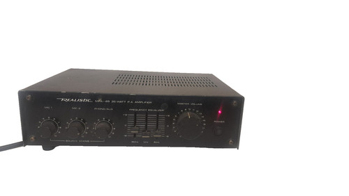 Realistic mpa pa amplifier - realistic,