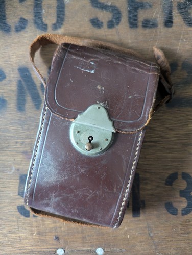 Antique hand sewn leather - antique,