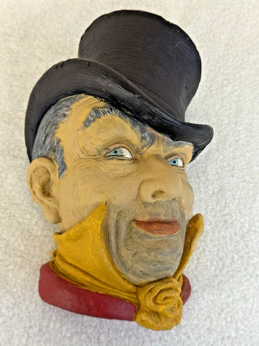 Vintage chalkware wall plaque - vintage,