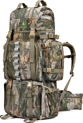 80l camo hunting backpack - 80l,
