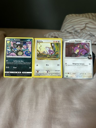 Pokemon tcg rattata card - tcg, 3