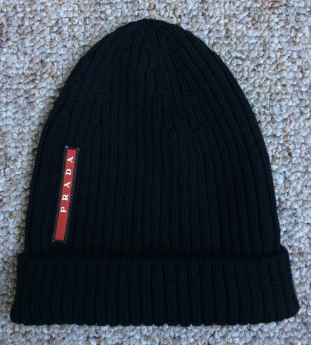 Prada linea rossea - logo, beanie