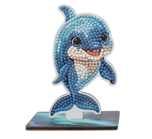 Dolphin wildlife crystal - crystal, art