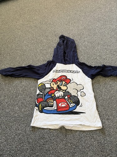 Boys hooded mario kart shirt - mario,
