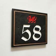 ENGRAVED Welsh Dragon Slate