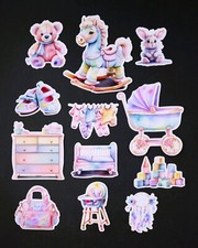 Beautiful DIE CUT CARD TOPPERS