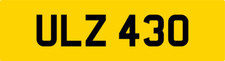 BARGAIN DATELESS AGE COVER NUMBER PLATE ULZ 430 FERRARI SPIDER F430 TVR 430SE