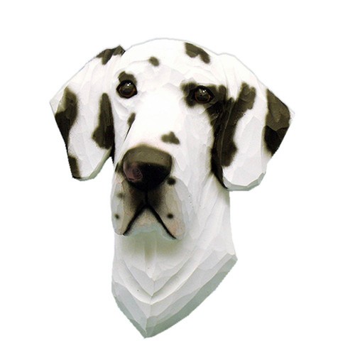 Great dane head plaque - great,