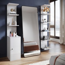 Bedroom Furniture Set High Gloss Dressing Table with Full Length Cosmetic Mirror