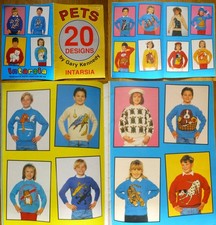 VTG PETS-20 CHILD+ADULT 24-44" ANIMAL SWEATERS-GARY KENNEDY KNITTING PATTERNS