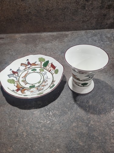 Coalport hunting scene - coalport,