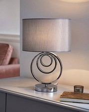 K Living Chrome Table Lamp