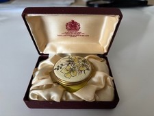 TOYE KENNING AND SPENCER ENAMEL TRINKET/PILL BOX WITH BOX.