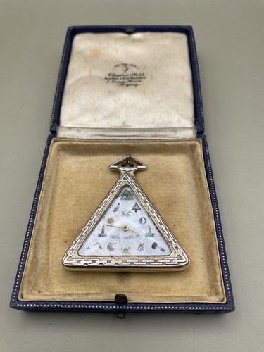 Antique masonic silver - antique, pocket