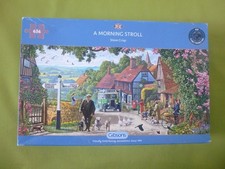 A MORNING STROLL - GIBSONS JIGSAW PUZZLE ( 636  PIECES )  MADE & COMPLETE 