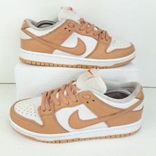 Nike Mens Trainers UK 6.5 SB Dunk Low Pro ISO Light Cognac Adult Shoes EUR 40.5