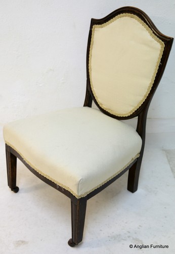 Edwardian nursing chair with - nursing,