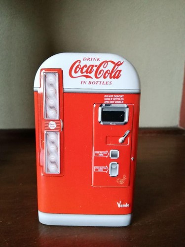 Coca cola vending machine tin - vending,