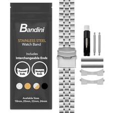 22mm Steel Metal Watch Band