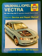VAUXHALL OPEL VECTRA 1999 2002 PETROL & DIESEL HAYNES OWNER WORKSHOP MANUAL 