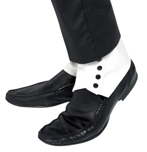 White spats gangster mobster - white,