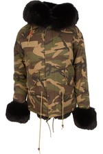 POPPY LONDON GREEN FOX FUR