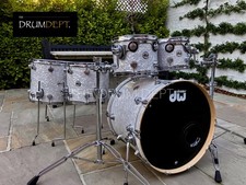 ♚BEAUTY♚ DW Collectors 5-PIECE Kit ♚ULTRA WHITE MARINE PEARL♚10/12/14ft/16ft/22