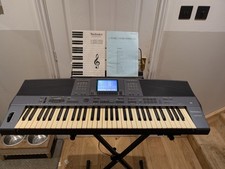 Technics SX-KN1400 61 Key Workstation Keyboard & PSU & Cover, Stand and Manuals