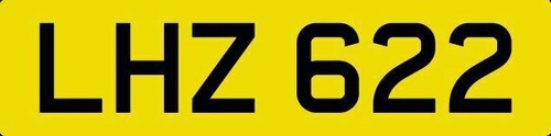 Dateless private number - number, plate