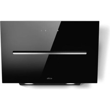 Elica SHY-BLK-60 Built In 60cm 3 Speeds Chimney Cooker Hood Black Glass A Rated