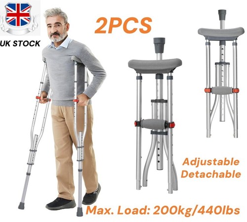 Adjustable underarm crutch - 2x,