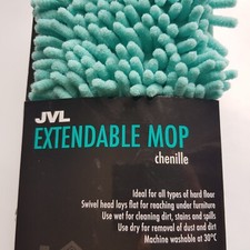 JVL Mop Head Swivel Extendable Chenille cleaning absorbing replacement 45cm