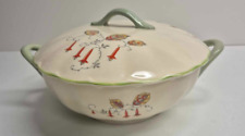 Grindley Creampetal Lidded Tureen Casserole Vine pattern Art deco (b)