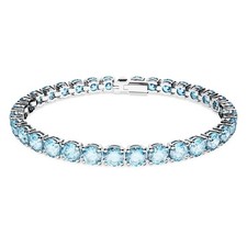 Swarovski Blue Stones Tennis Matrix Bracelet