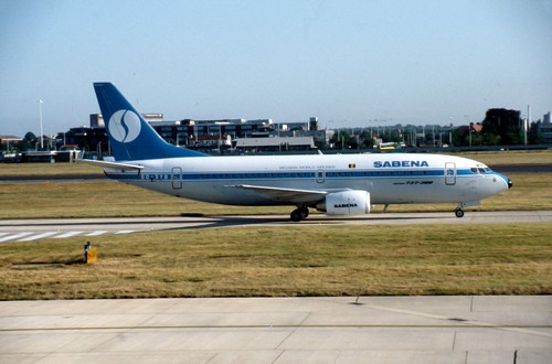 Sabena boeing 737 syb - boeing, oo-syb,