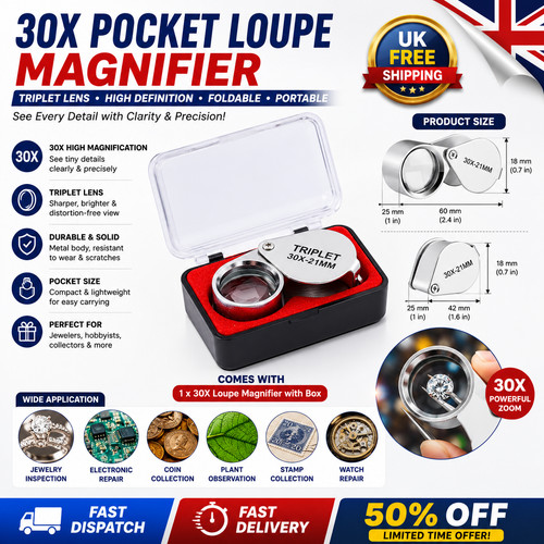 30x jewelers loupe magnifier - jewelers,