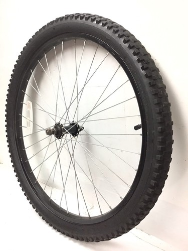 Bicycle front black wheel - bicycle,